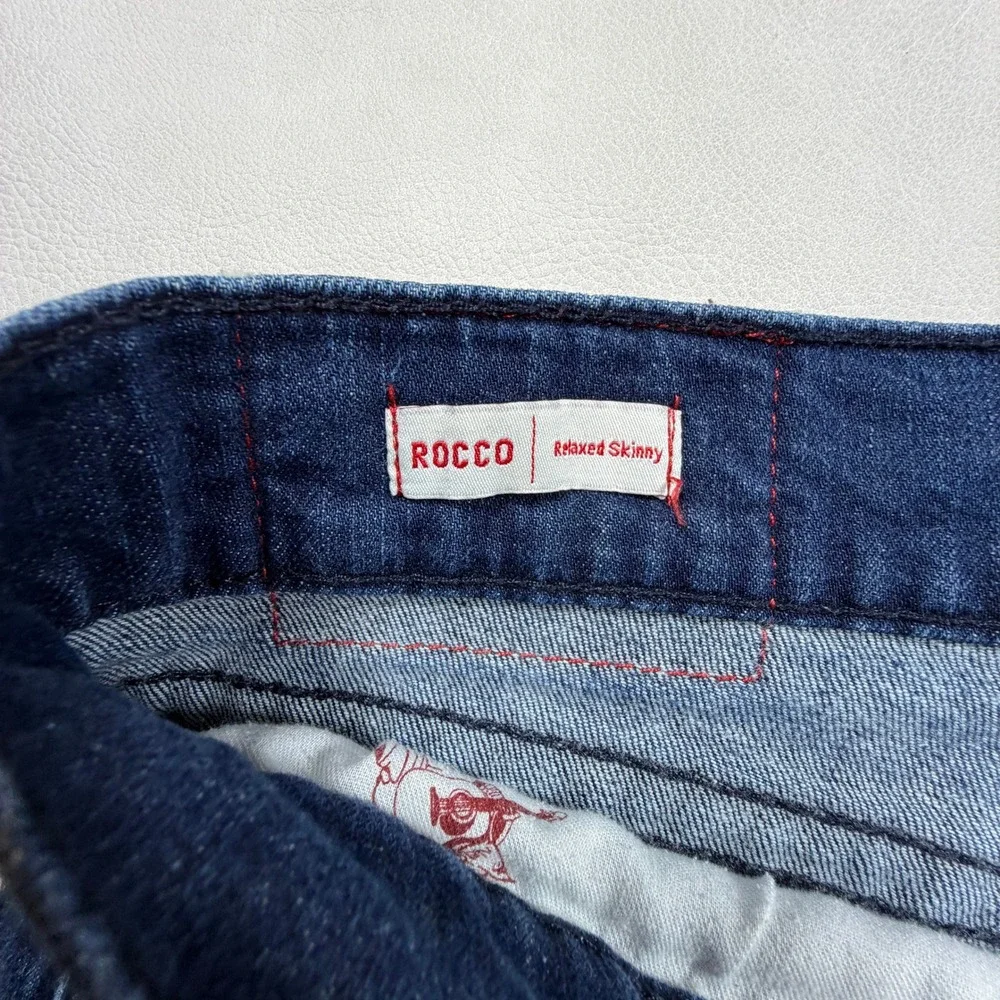 True Religion Mens Rocco‎ Relaxed Skinny Jeans Indigo Dark Wash Size 44x30 40